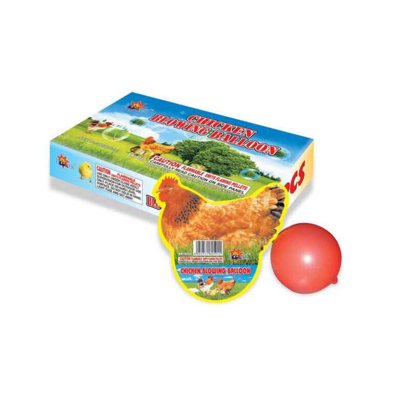 Chicken Blowing Balloon