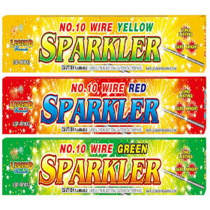 Gold Sparkler - Red