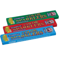#8 Bamboo colored sparklers